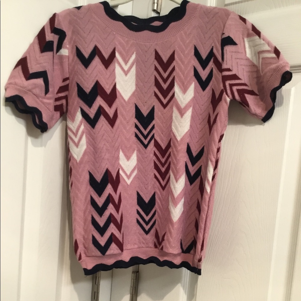 Vintage Knitted Short Sleeve Shirt